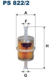 FILTRON filtru combustibil FILTRON PS 822/2 (PS 822/2) - automobilus