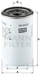 Mann-filter filtru combustibil MANN-FILTER WK 940/38 x (WK 940/38 x) - automobilus