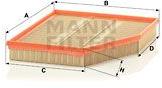 Mann-filter Filtru aer MANN-FILTER C 31 149 (C 31 149) - automobilus
