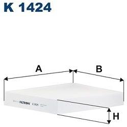 FILTRON Filtru, aer habitaclu FILTRON K 1424 (K 1424)