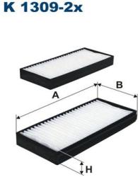 FILTRON Filtru, aer habitaclu FILTRON K 1309-2x