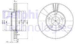 DELPHI Disc frana DELPHI BG3199 (BG3199) - automobilus