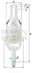 Mann-filter filtru combustibil MANN-FILTER WK 31/11 (10) (WK 31/11 (10)) - automobilus