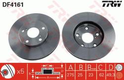 TRW Disc frana TRW DF4161 (DF4161) - automobilus