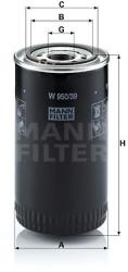 Mann-filter Filtru ulei MANN-FILTER W 950/39 (W 950/39) - automobilus