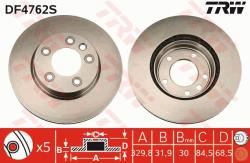 TRW Disc frana TRW SINGLE DF4762S (DF4762S)