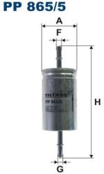 FILTRON filtru combustibil FILTRON PP 865/5 (PP 865/5) - automobilus
