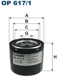 FILTRON Filtru ulei FILTRON OP 617/1 (OP 617/1) - automobilus