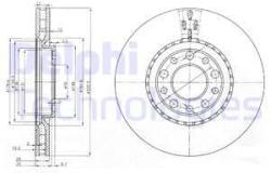 DELPHI Disc frana DELPHI BG3951 (BG3951) - automobilus