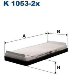 FILTRON Filtru, aer habitaclu FILTRON K 1053-2x (K 1053-2x)
