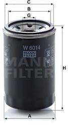 Mann-filter Filtru ulei MANN-FILTER W 6014 (W 6014) - automobilus