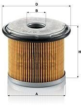 Mann-filter filtru combustibil MANN-FILTER P 716 (P 716) - automobilus