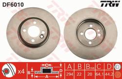 TRW Disc frana TRW DF6010 (DF6010) - automobilus