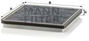 Mann-filter Filtru, aer habitaclu MANN-FILTER CUK 20 010 (CUK 20 010)