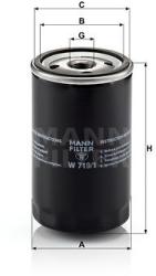 Mann-filter Filtru ulei MANN-FILTER W 719/1 (W 719/1) - automobilus