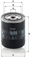 Mann-filter Filtru ulei MANN-FILTER W 930 (W 930) - automobilus