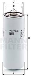 Mann-filter filtru combustibil MANN-FILTER WK 850/3 - automobilus