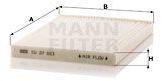 Mann-filter Filtru, aer habitaclu MANN-FILTER CU 27 003 (CU 27 003)