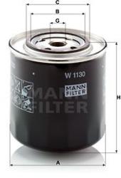 Mann-filter Filtru ulei MANN-FILTER W 1130 (W 1130) - automobilus
