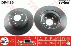 TRW Disc frana TRW DF4189 (DF4189) - automobilus