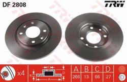 TRW Disc frana TRW DF2808 - automobilus