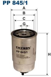 FILTRON filtru combustibil FILTRON PP 845/1 (PP 845/1) - automobilus