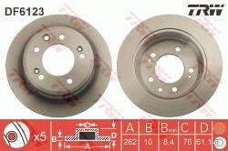 TRW Disc frana TRW DF6123 (DF6123) - automobilus