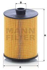 Mann-filter Filtru ulei MANN-FILTER HU 8009 z (HU 8009 z) - automobilus