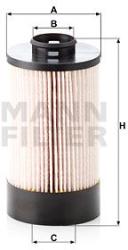 Mann-filter filtru combustibil MANN-FILTER PU 9002/1 z (PU 9002/1 z) - automobilus