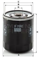Mann-filter Filtru ulei MANN-FILTER W 7062 (W 7062) - automobilus