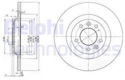 DELPHI Disc frana DELPHI BG3836 (BG3836) - automobilus