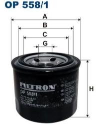 FILTRON Filtru ulei FILTRON OP 558/1 - automobilus