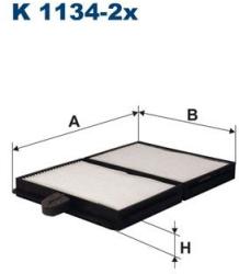 FILTRON Filtru, aer habitaclu FILTRON K 1134-2x (K 1134-2x)