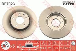 TRW Disc frana TRW DF7923 (DF7923) - automobilus