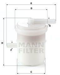 Mann-filter filtru combustibil MANN-FILTER WK 42/81 (WK 42/81) - automobilus