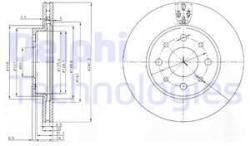 DELPHI Disc frana DELPHI BG3839 - automobilus