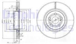 DELPHI Disc frana DELPHI BG3914 (BG3914) - automobilus