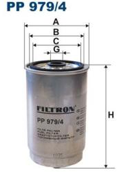 FILTRON filtru combustibil FILTRON PP 979/4 (PP 979/4) - automobilus