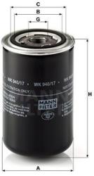 Mann-filter filtru combustibil MANN-FILTER WK 940/17 (WK 940/17) - automobilus
