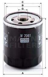 Mann-filter Filtru ulei MANN-FILTER W 7061 (W 7061) - automobilus