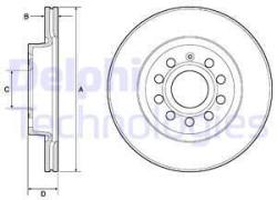 DELPHI Disc frana DELPHI BG3832C (BG3832C)