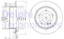 DELPHI Disc frana DELPHI BG2761 (BG2761) - automobilus