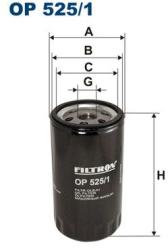 FILTRON Filtru ulei FILTRON OP 525/1 (OP 525/1) - automobilus