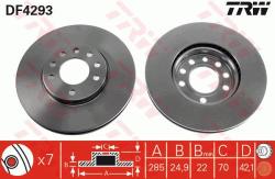 TRW Disc frana TRW DF4293 - automobilus