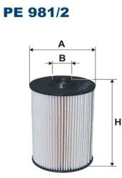 FILTRON filtru combustibil FILTRON PE 981/2 (PE 981/2) - automobilus