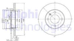 DELPHI Disc frana DELPHI BG2116 (BG2116) - automobilus