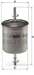 Mann-filter filtru combustibil MANN-FILTER WK 832/2 (WK 832/2) - automobilus