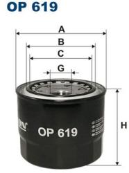 FILTRON Filtru ulei FILTRON OP 619 (OP 619) - automobilus