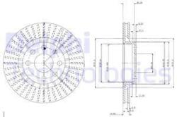 DELPHI Disc frana DELPHI BG2636 (BG2636) - automobilus