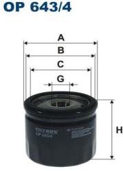 FILTRON Filtru ulei FILTRON OP 643/4 (OP 643/4) - automobilus